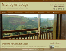 Tablet Screenshot of glynogwr-self-catering-wales.co.uk